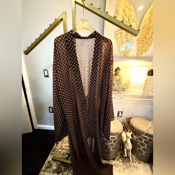 Bananhot Kimono & Pant CoOrd Set Cover Up NWOT Size: XL Stunning Resortwear - Picture 12 of 13